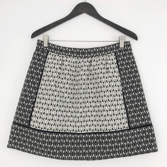 J. Crew Dresses & Skirts - J. Crew Abstract Aztec Ikat Gold Zipper Skirt